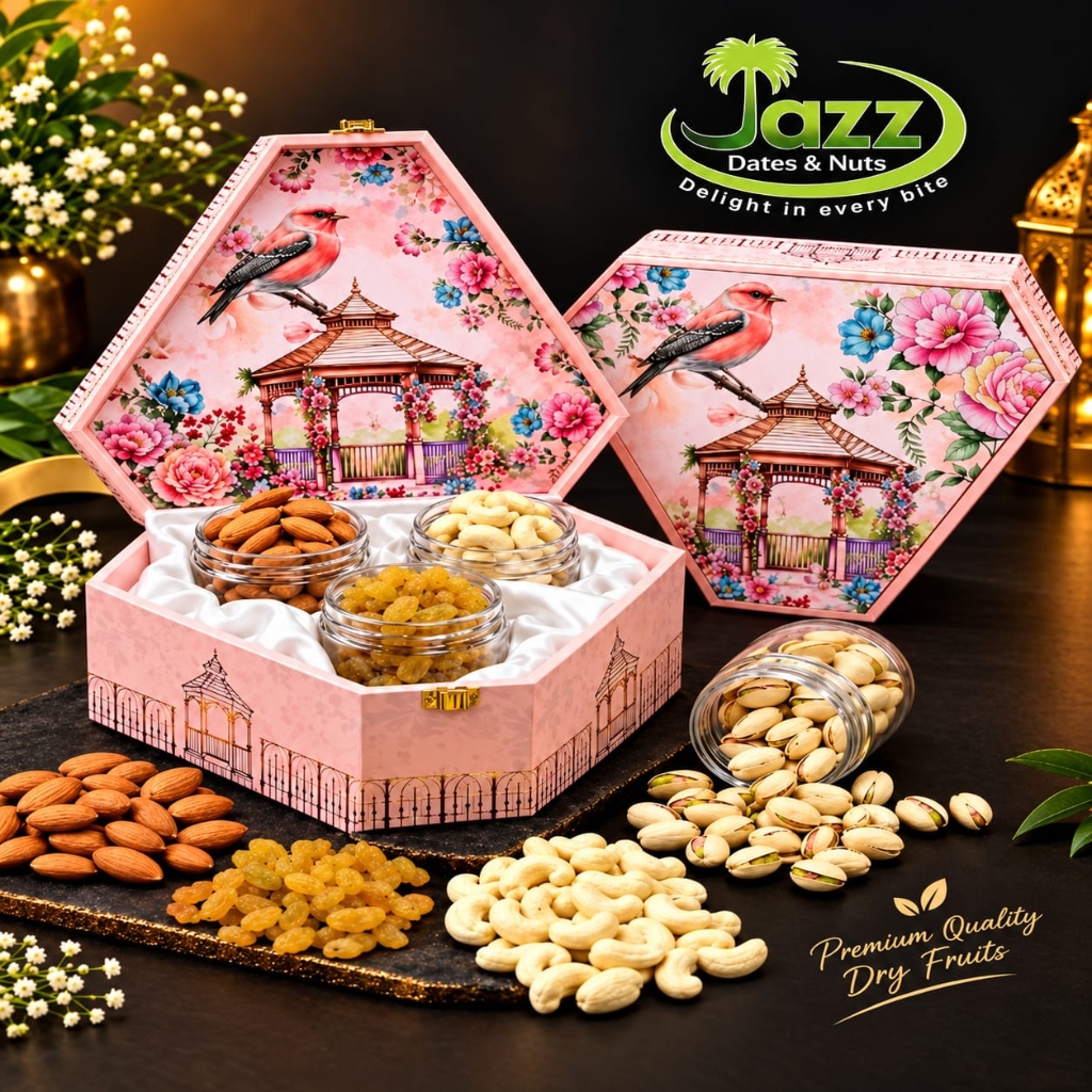 Floral Gazebo Songbird Hexagon Box