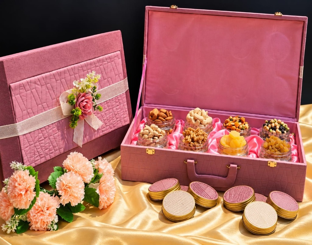 Royal Rose Quilted Briefcase Trunk