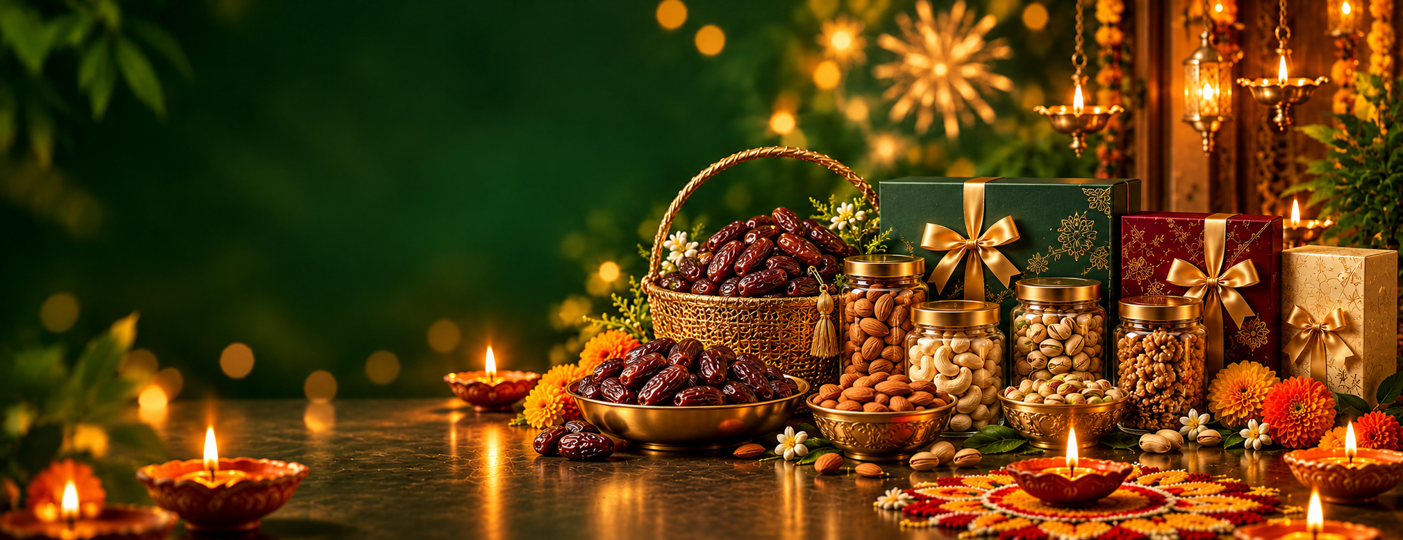 Jazz Dates & Nuts Luxury Gift Hampers Banner